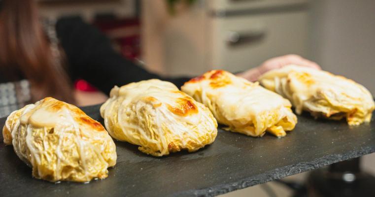 Involtini di verza con carne