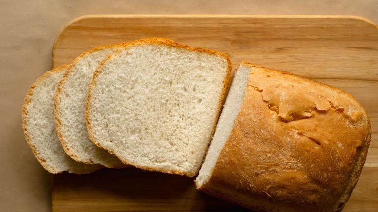 Pane bianco in cassetta