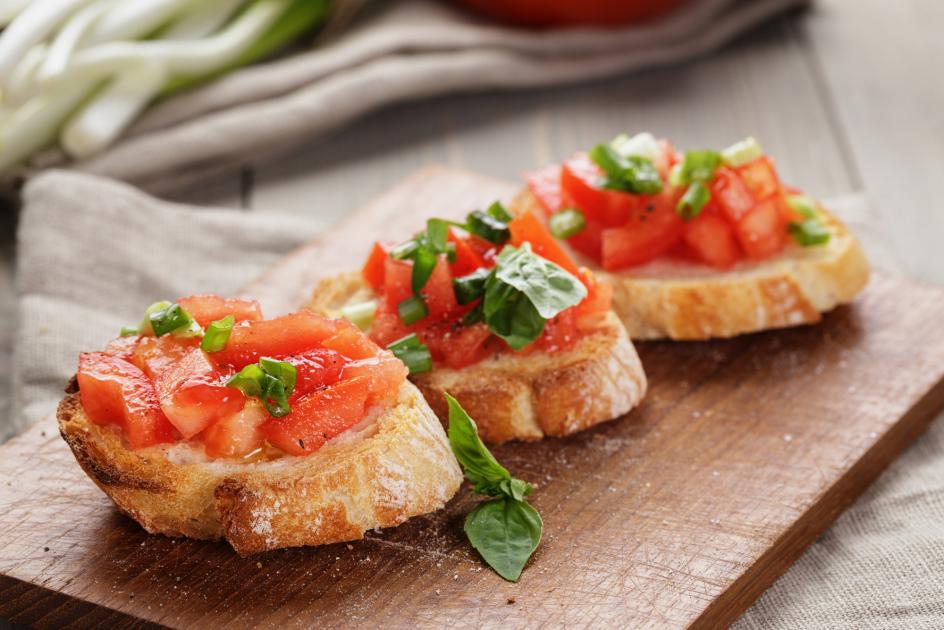 Ricetta: bruschetta al pomodoro fresco - Grand Chef Evolution
