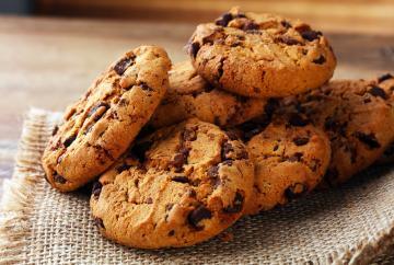 Cookies con gocce di cioccolato