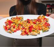 Filetti di spigola gratinati