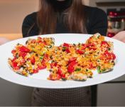 Filetti di spigola gratinati