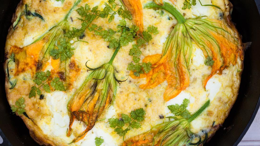 frittata-di-ricotta-e-fiori-di-zucca--