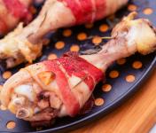 Fuselli di pollo con bacon