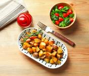 Patate al forno con la buccia