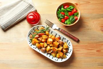 Patate al forno con la buccia