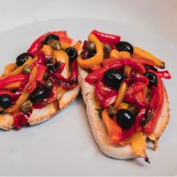 peperoni-padella-olive-capperi-contorno-facile-veloce