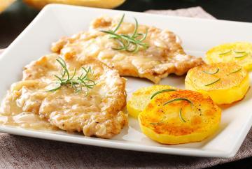 Petto di pollo al vino bianco 