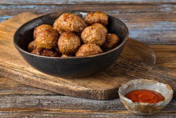 Polpette di carne fritte 