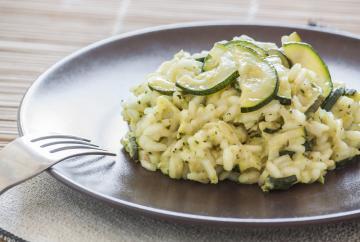 Risotto con le zucchine