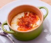 Uova in cocotte con bottarga di muggine